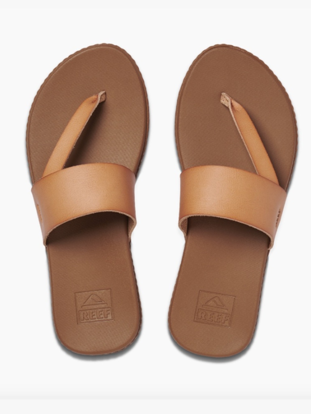 Reef Cushion Sol Leather Sandals in Natural